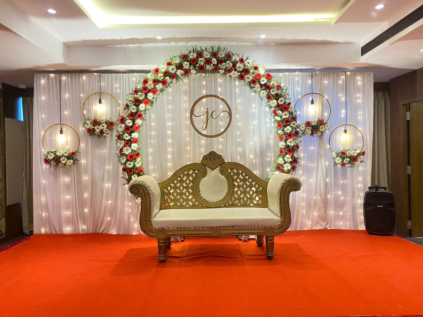 reception stage decoration chennai