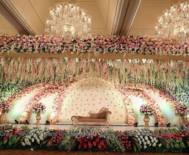 reception stage decoration chennai